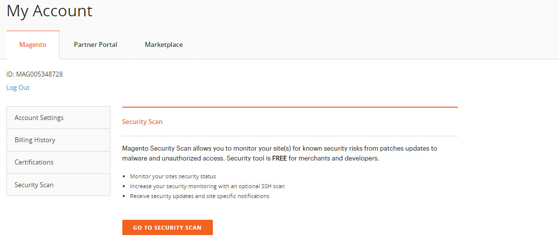 Enable Security Scan in Magento 2