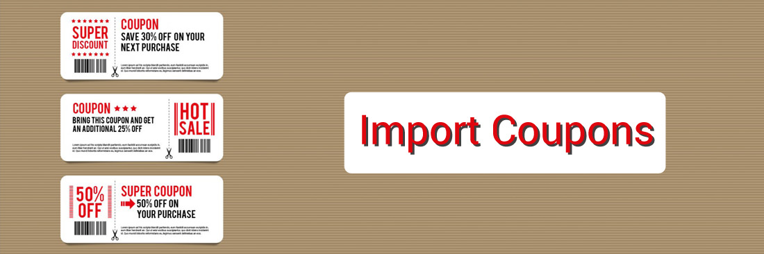 How to Import Coupons Codes in Magento 2?