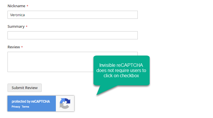 Google reCaptcha mageplaza